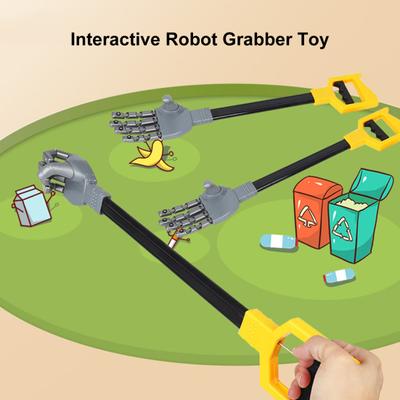 Kids Robot Adults Long Grabber Toy Funny Toddlers Hand Mechanical Arm Grabbing Claw Educational Toy Pick-up Tool