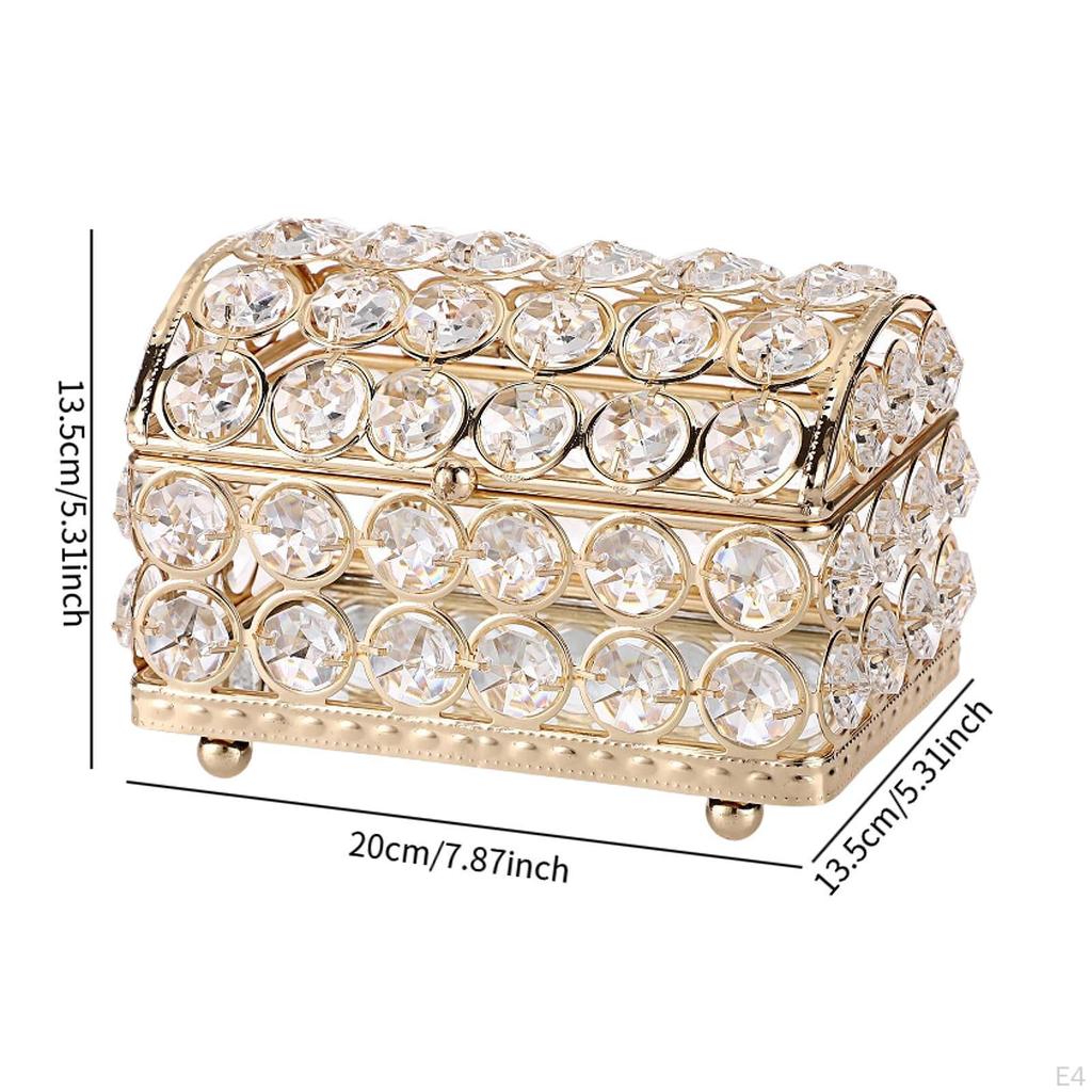 Cutie de bijuterii cu oglindă, depozitare pentru suveniruri, cercei și inele Space