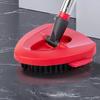 Triangle Rotating Mop Scrub Brush Head Multi-Functional SnapOn Scrub Head Floor Cleaners For Easy Floor Cleaning