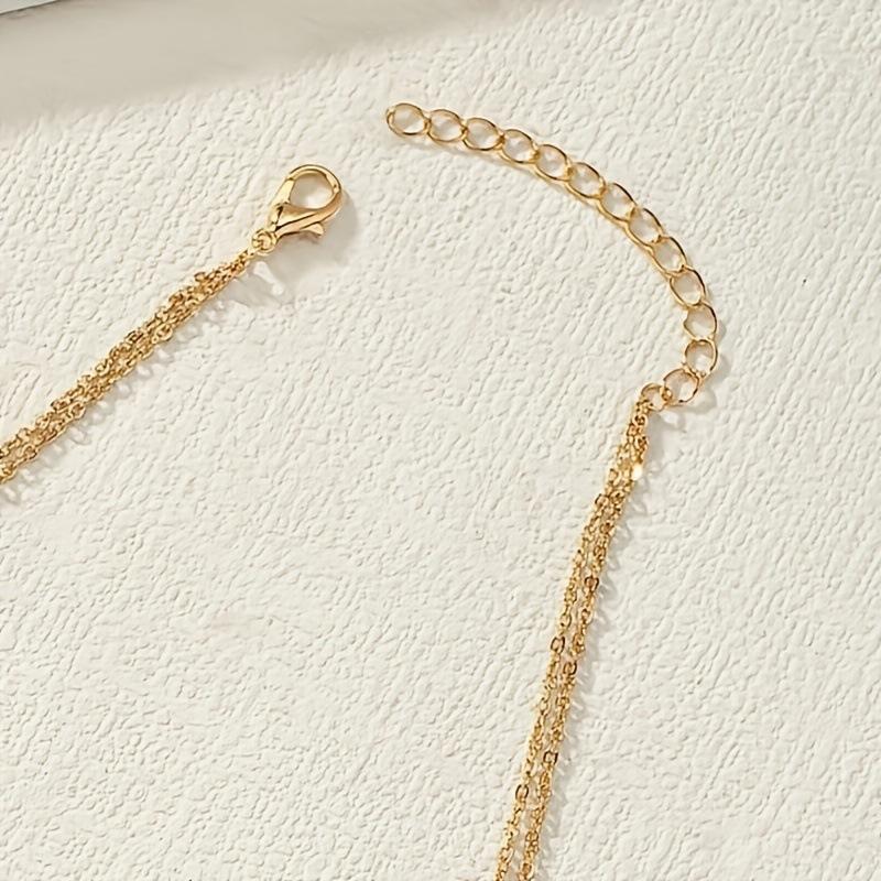1 Double Hip Hop Style Devil's Eye Necklace Oil Drip Craft Necklace Eye Clavicle Chain