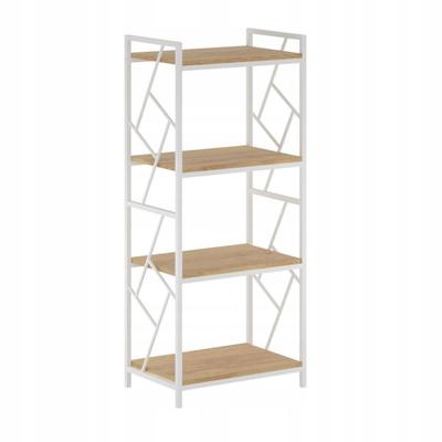 R2-FX Bookcase (4P) Natural Oak M33 (white Frame)