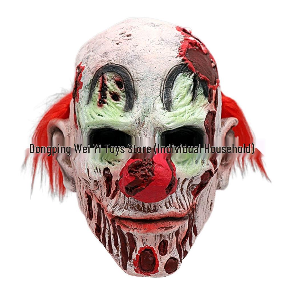 Halloween Gruselige Hexe Haarmaske für Spukhaus & Escape Room Kostüme