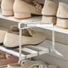 Practical Shoe Rack - Heavy Duty Expandable Space-Saving Adjustable Storage Shelf, Modern Minimalist Design for Under Bed Organization