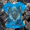2026 Y2K Slim-Fit Short-Sleeve Print Top T-Shirt: Stylish European & American Retro Fashion for Women