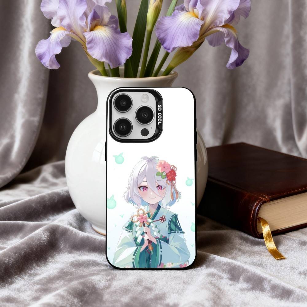 P-Princess C-Connect K-Kokkoro Phone Case For iPhone17,16,15,14,13,12,11 Plus,Pro Max Candy Silver Plated Inside Cover