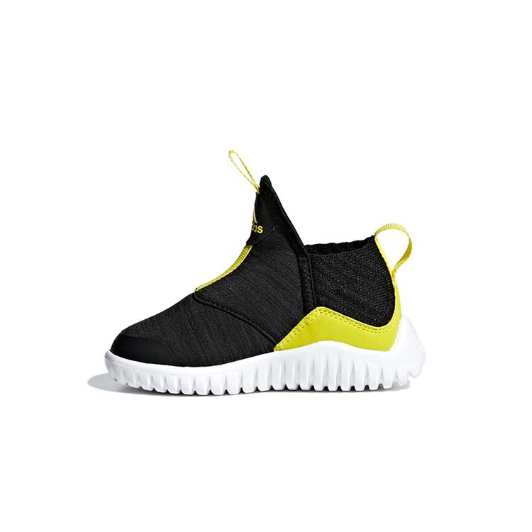 

Adidas Rapidazen I Нескользящие Устойчивые к истиранию Низкие Кроссовки для Малышей Черно-Желто-Белые Для Младенцев и Малышей AH2536 23