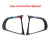 Carbon Fiber Steering Wheel Button Sticker Trim Cover Car Styling For BMW 5 Series G30 X3 540li Car Interior