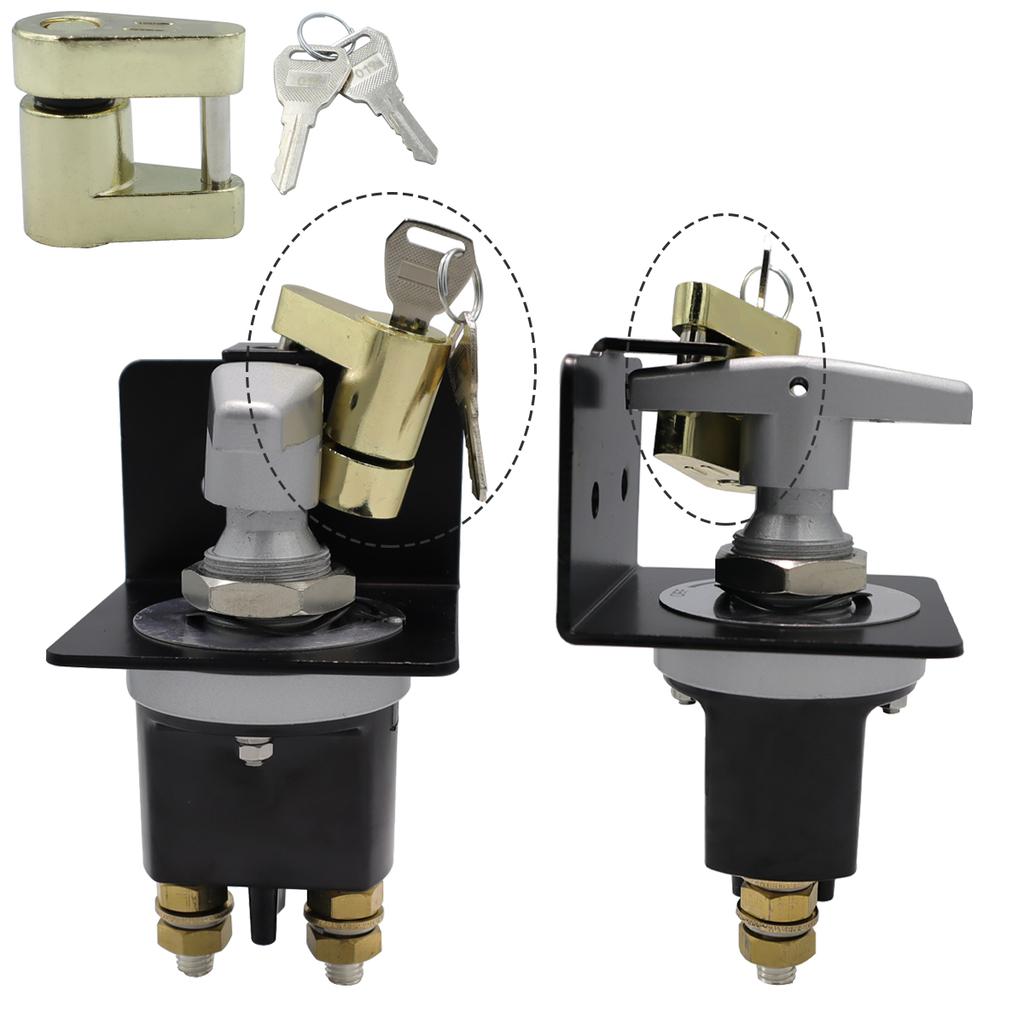 1500A Heavy Duty Battery Switch Battery Fixed Handle Isolator with Lock-Out Plate Fits Polarity Negative  for Autos Cars Boat RV