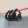 Greenhouse Sunshade Net Plastic Hooks - Black