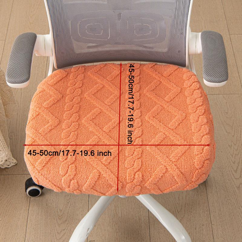 Office Chair Covers Stretch Computer Chair Seat Washable Elastic Chair Seat Protector Slipcover For Office