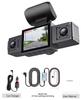 3 Channel Dash Cam Video Recorder Three Lens Car Camera with Rear View DVR 24H Parking Monitor Black Box