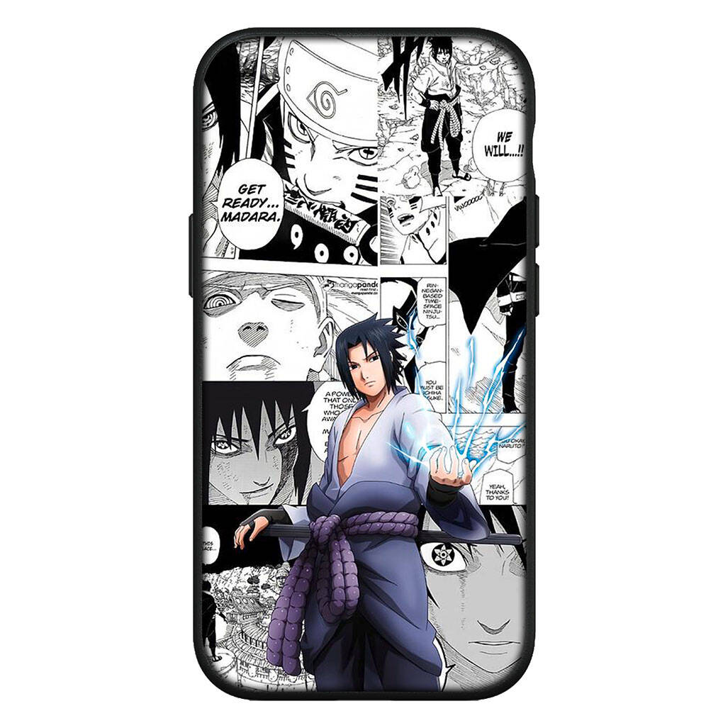 Cover for iPhone 17 16 15 Xiaomi Poco X7 Redmi Note 14 13 12 11 Pro Max 16e Samsung Galaxy S25 S24 S23 OPPO Huawei Uchiha Sasuke Naruto Phone Case
