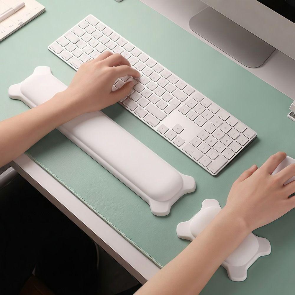 Silicone Mouse Wrist Rest Comfort Relieve Fatigue Keyboard Hand Rest Ergonomic Soft Mouse Pad Wrist Rest Computer Office Games