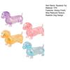 1/4Pcs Stress Relief Toy Glossy Finish Soft Slow Rebound TPR Material Dachshund Squeeze Toy Animal Decompression Toy
