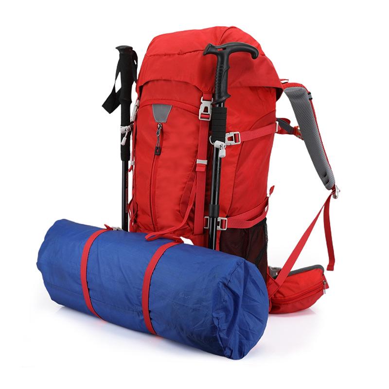 50L Waterproof Nylon Hiking Backpack - Large Capacity, Multifunctional for Outdoor Sports, Camping, and Travel