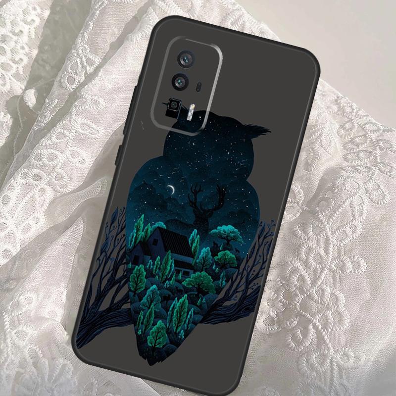 Owl Deer Magic Case For Xiaomi 14T 11T 12T 13T Pro 13 14 Ultra POCO X6 Pro M6 X3 X5 M5s F3 F5 F6 Cover