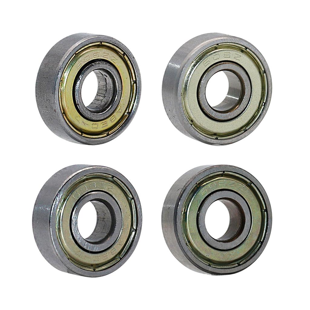 10Pieces 608ZZ Ball Bearings 608ZZ Metal Double Shielded Miniature Deep Groove Skateboard Ball Bearing 8mm x 22mm x 7mm