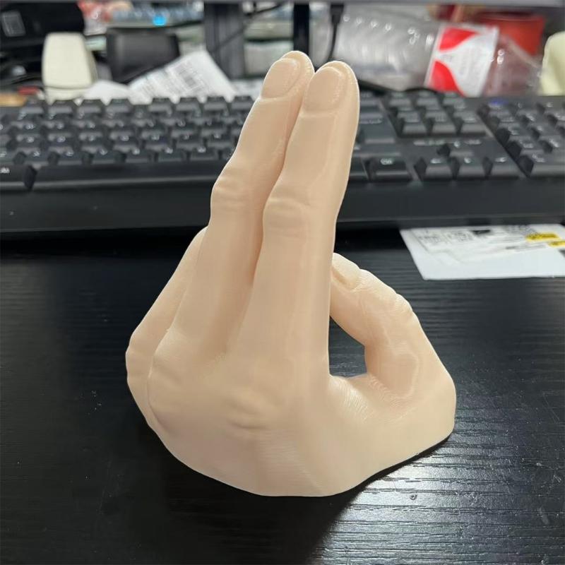 La Mano Ondeggiante Pigra a 2 Dita per Decorazioni Cruscotto Auto Mano Ondeggiante Interno Auto 4,53"×4,33" per la Maggior Parte delle Auto