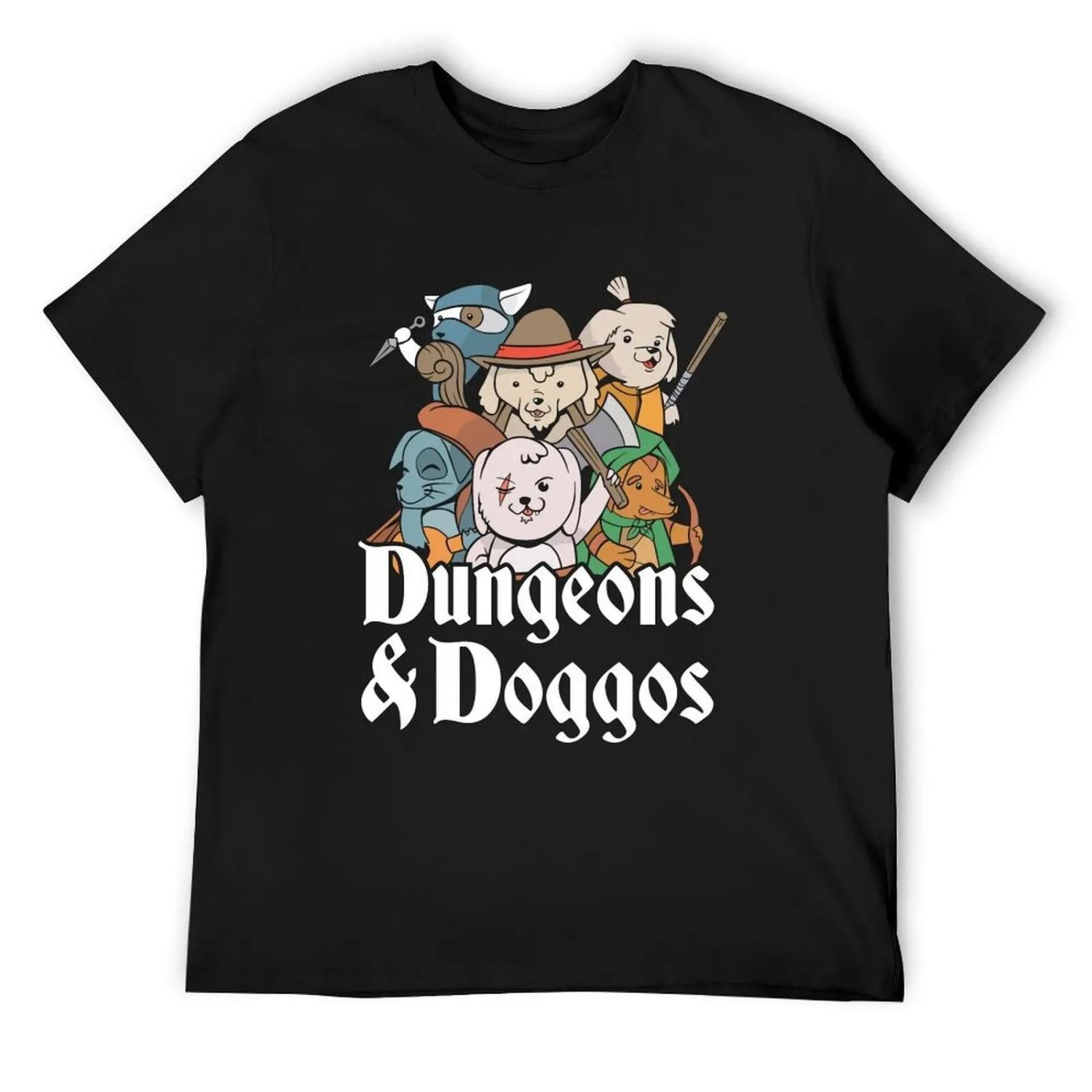 

Dungeons & Doggos T-Shirt affliction shirts anime stuff oversize t-shirts man Louboutins slim fit t shirts for men XXXXXL чорний