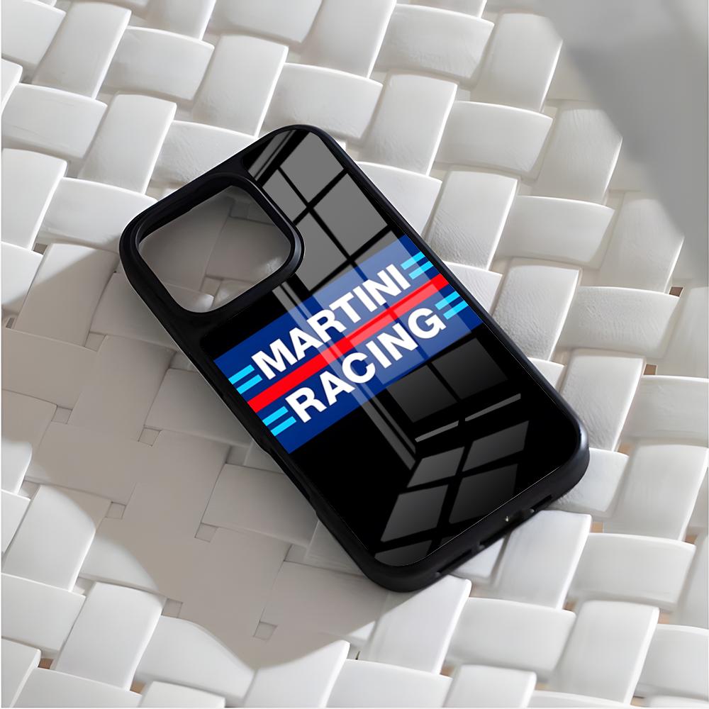 Custodia per Telefono da Corsa M-Martini Per Iphone 17 Air 16 15 14 13 12 11 Pro Max Mini Gusci Fundas Cover in PC+TPU