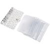 Flower Binder Cover Water Proof PVC Page Protectors Sheet Protectors with Metal Rings