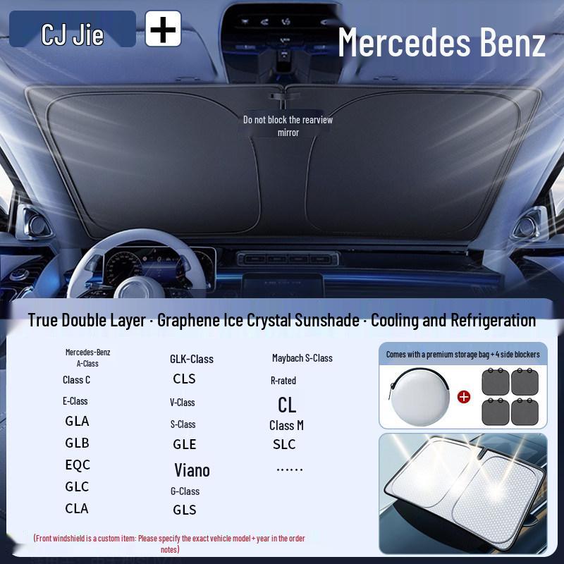 Car Windshield Sunshade Umbrella - Heat and Sun Blocker Visor Cover
