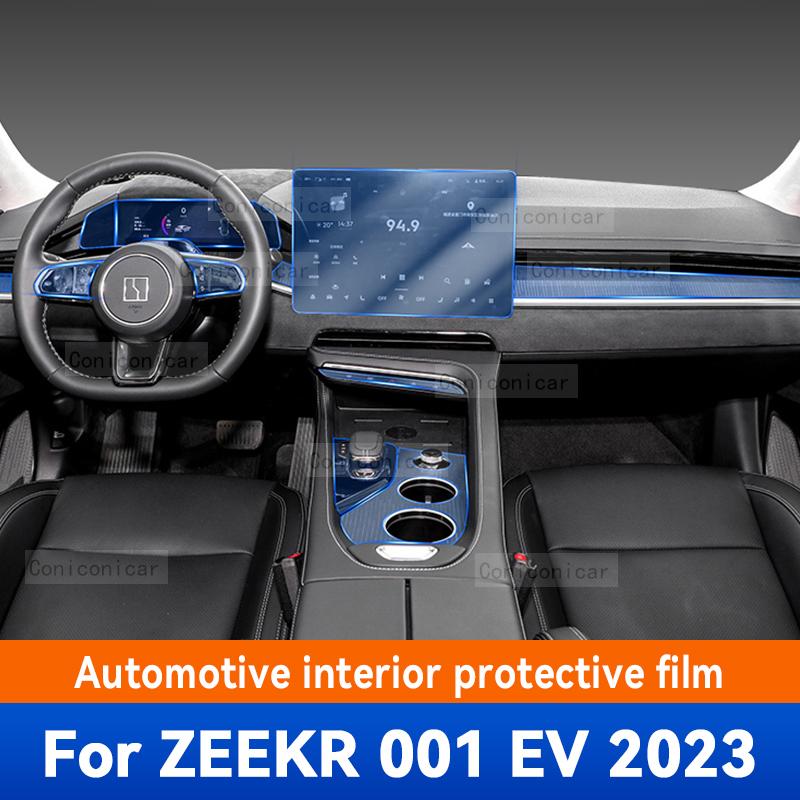 For ZEEKR 001 EV 2023 2022 Car Interior Center Console Instrument Dashboard Protective Film Anti-scratch Sticker Accessories