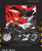 1:12 Alloy Motorcycle Model with Sound - Smooth Running Children's Toy and Ornament
