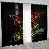Cartoon Game Switch Controller Window Curtains Blinds For Living Room Kid's Bedroom Bathroom Kicthen Office Door Home Decor2Pcs