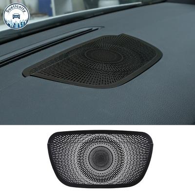 Interior Car Accessories For Mercedes Benz B Class W247 - Aluminum Alloy Black Car Dashboard Speaker Net Cover Trim
