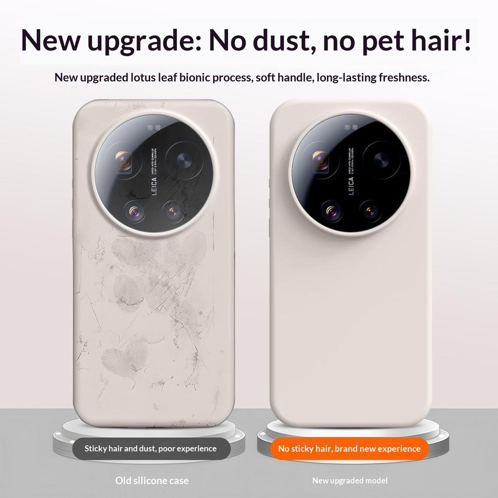 Voor Xiaomi 17 Ultra 5G Hoesje Huidvriendelijk Vloeibaar Siliconen + PC Telefoonhoes