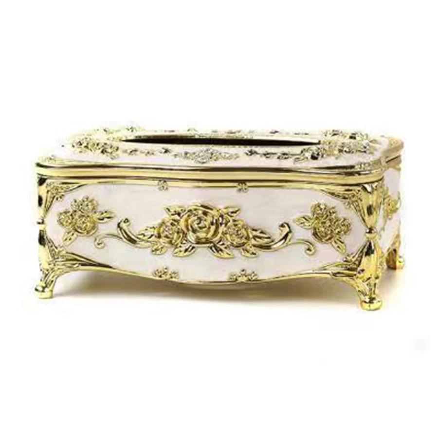 Europäische Taschentuchbox, hochwertige Servietten-Extraktionsbox für Restaurants, Küchen- und Wohnzimmer-Tisch-Taschentuch-Aufbewahrungsbox, Moai