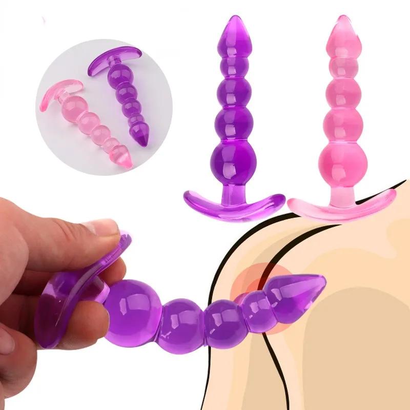 Safe Silicone Dildo Butt Plug Anal Plugs Unisex Sexy Stopper Various Size Adult Game Sex Toys for Men/Women Gay Trainer Massager