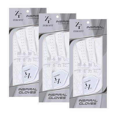 Set of 3 and Water AEON SPORTS Zero Fit NEW Inspiral Authentic Left Hand [Rain, Sweat, Resistant] Gloves, White, (20cm, (Right-Handed))
