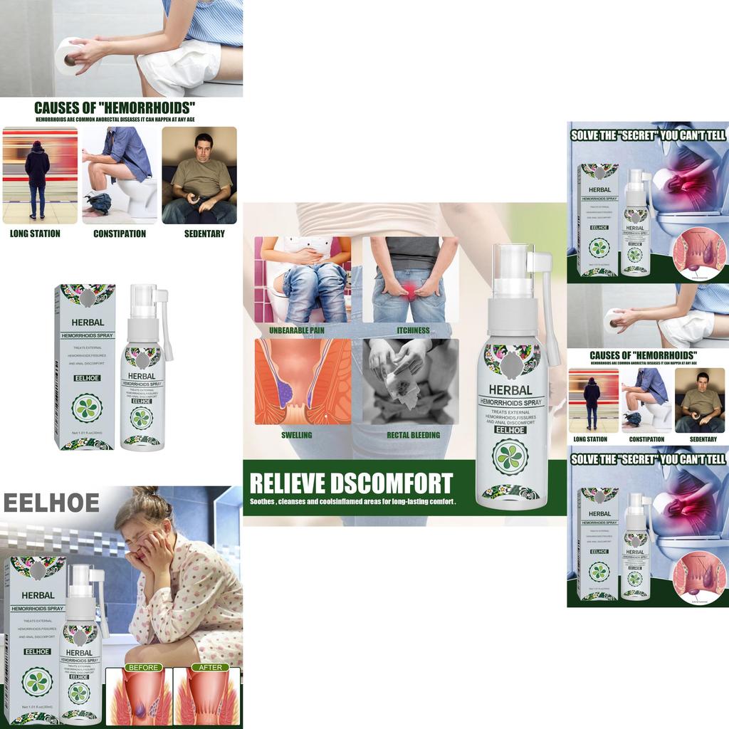 Eelhoe Herbal Care Spray Gentle Nourishing Body Spray For Soothing Anal Area Relief