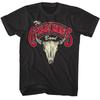 Camiseta para Hombre Charlie Daniels Band Cráneo de Toro Vaca Toro Rock Sureño