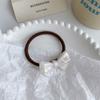 Korean Style Bowknot Hair Rope Ponytail Holder Hair Rubber Bands Acetic Acid Hair Tie  Women