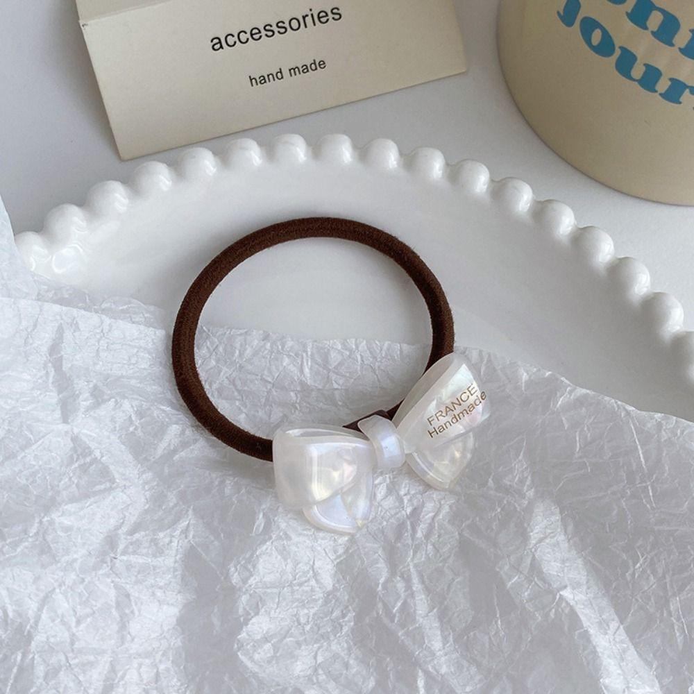 Hair Bands Acetic Acid Hair Tie Korean Style Acetate Bow Scrunchies Bowknot Hair Rope  Women