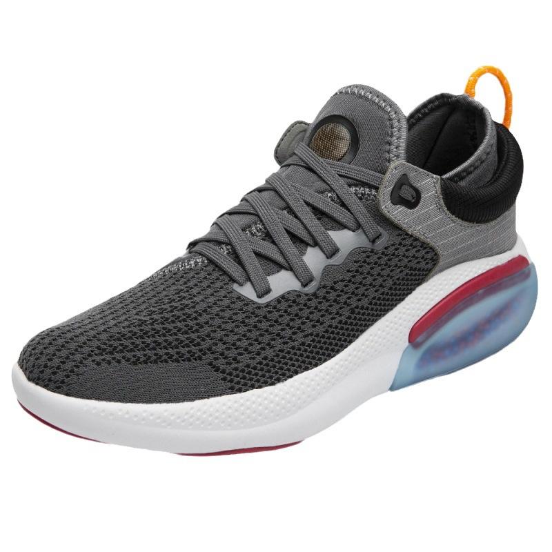 Summer new granular air cushion couple light casual shoes fly-woven mesh sports running shoes