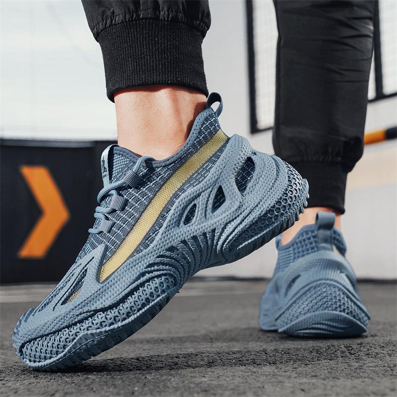 Tire sole dad shoes lazy one pedal casual sports trendy shoes fashion men's shoes thick sole increase