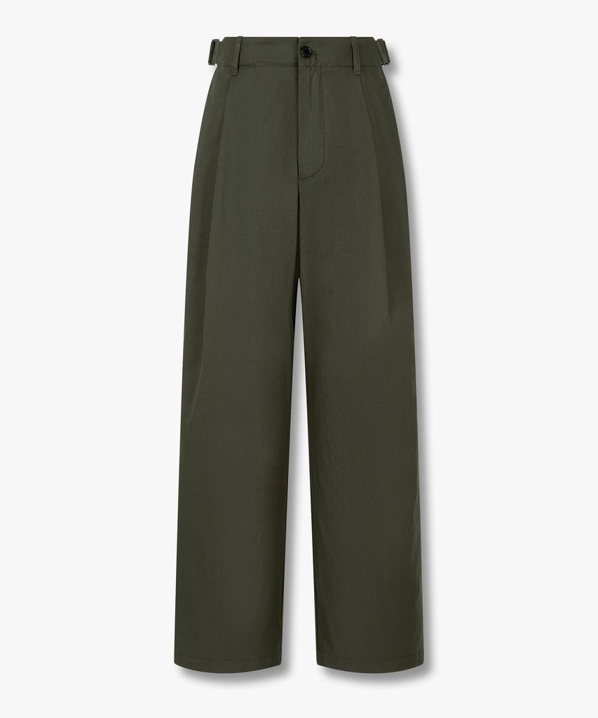 STUDIO TOMBOY [Men] Single-Pleat Chino Pants_Khaki 9155331204
