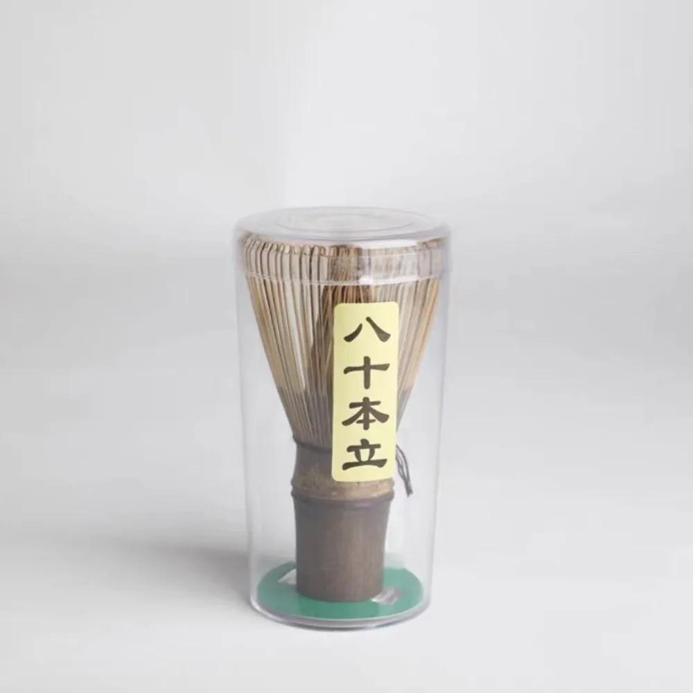 Hot DIY 80 Fringe Useful Matcha Green Tea Kitchen Bamboo Brush Bamboo Accessories Matcha Tea Powder Whisk Matcha Tea Tools