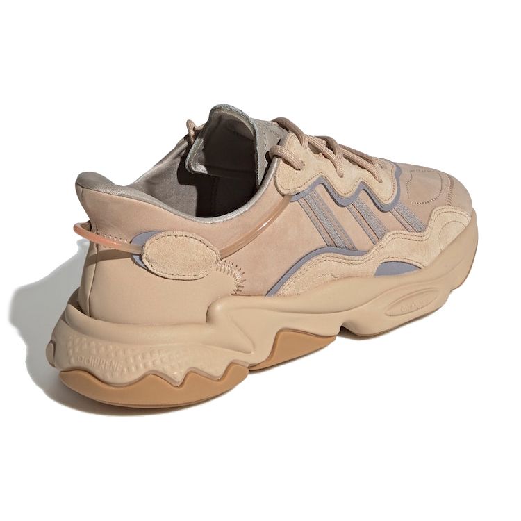 Adidas Ozweego Pale Nude Unisex Sneakers Tan Lys-brun Solar-rød EE6462