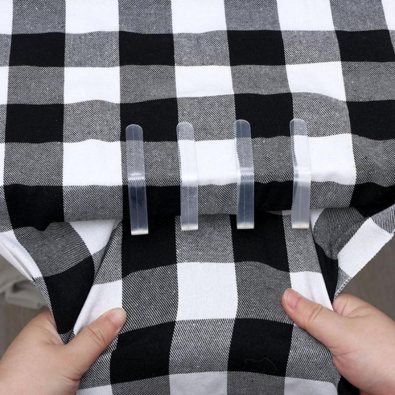 10Pcs Tablecloth Transparent Anti Slip Clip Fixing Buckle Household Table Corner Tablecloth Clip Fixing Device Plastic Buckle