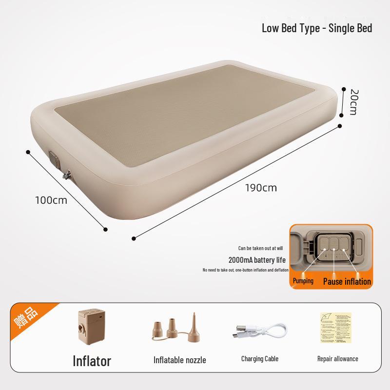 Automatic Inflatable Mattress Tent: Outdoor Spring Cloud Bed for Camping and Home Use