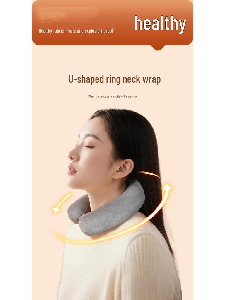 U-Shaped Hot Water Bottle: Neck & Shoulder Warmer, Hot Compress for Neck Vertebra, Scarf Water Injection, Hand & Foot Warmer.