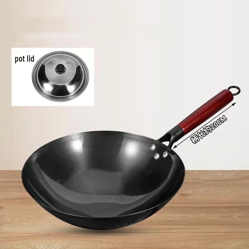Mr. Jian Nitrided Iron Rust-Resistant Round Bottom Wok