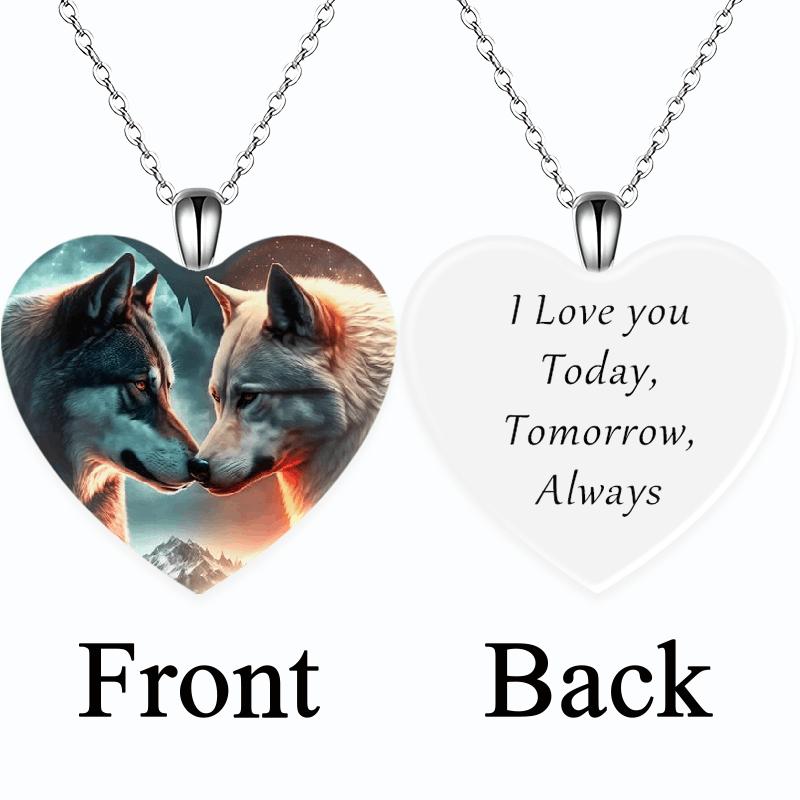 

Модный и элегантный кулон-ожерелье в форме сердца