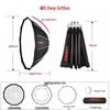 8-Sided Quick-Release 90/120cm Deep Parabolic Softbox for Photography and Video Lighting