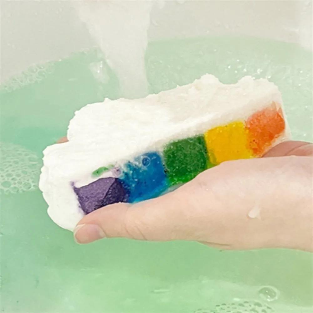 Korean-made RAINIBOW Bubble Bar Bath Bomb 140g Bath Ball Bubble Bath